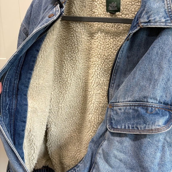 Wild Fable Sherpa lined denim jacket - Picture 5 of 8